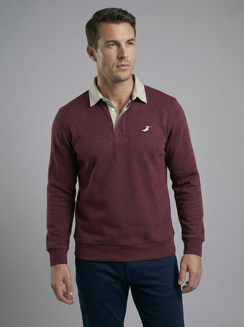 Polo Neck Sweatshirt