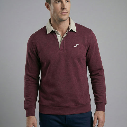 Polo Neck Sweatshirt