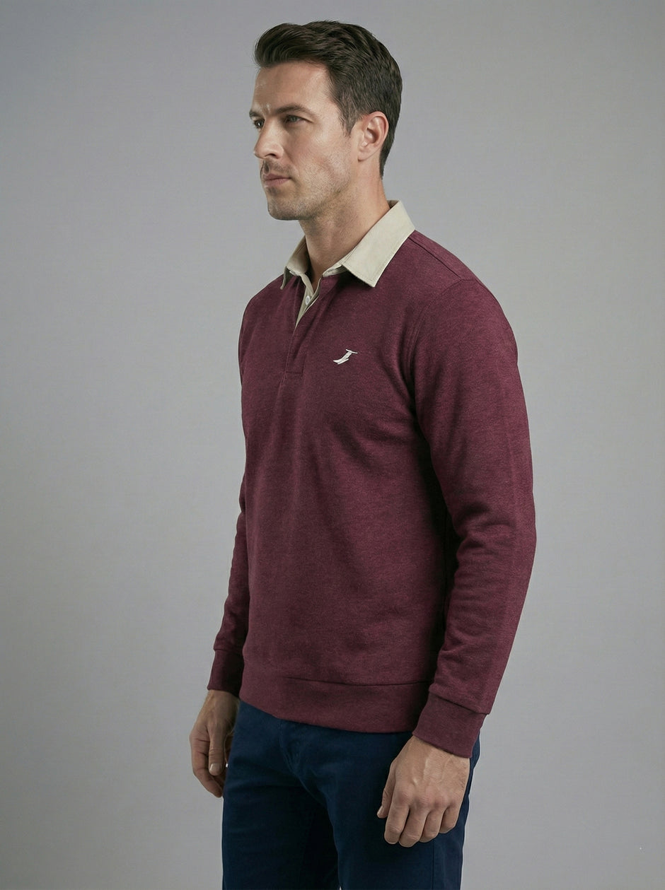 Polo Neck Sweatshirt