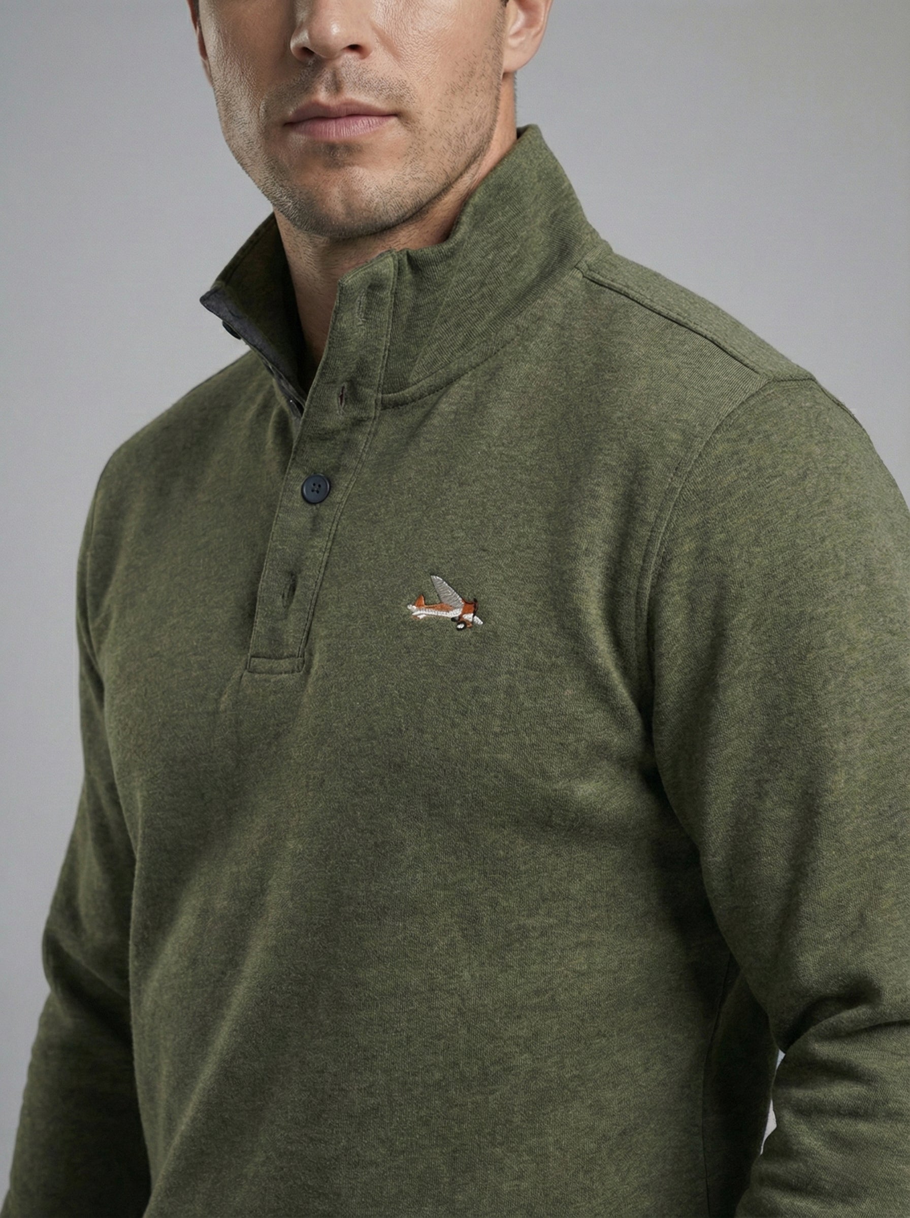 Rugby Neck Sweatshirt